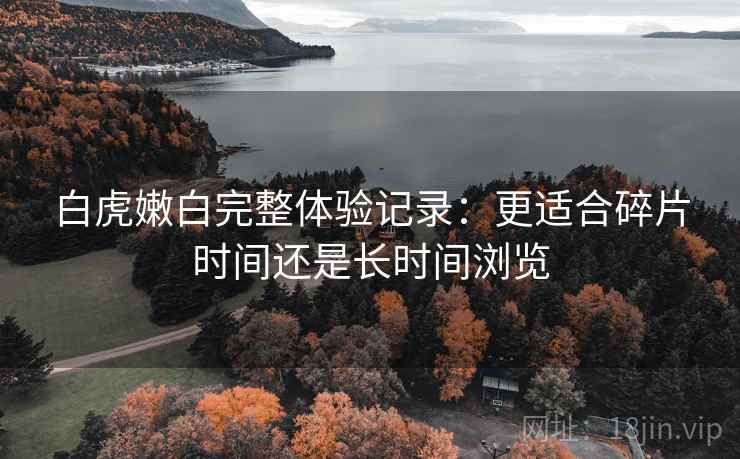 白虎嫩白完整体验记录：更适合碎片时间还是长时间浏览