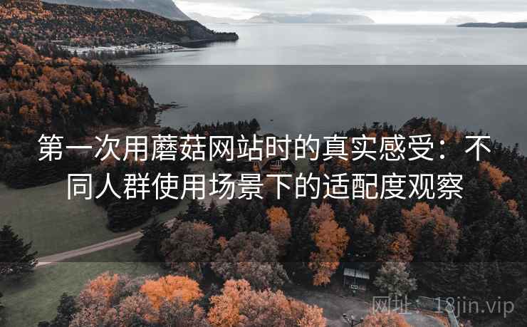 第一次用蘑菇网站时的真实感受：不同人群使用场景下的适配度观察