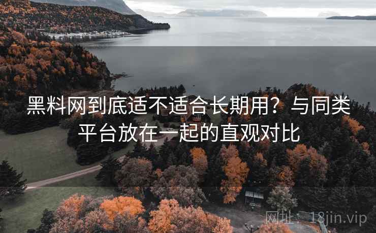 黑料网到底适不适合长期用？与同类平台放在一起的直观对比