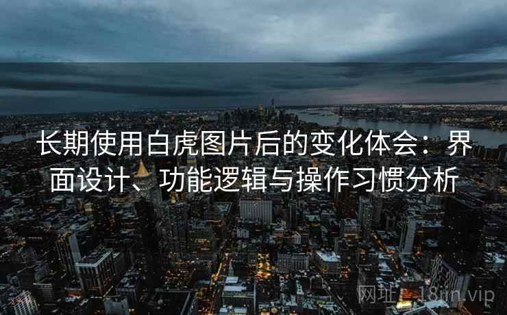 长期使用白虎图片后的变化体会：界面设计、功能逻辑与操作习惯分析